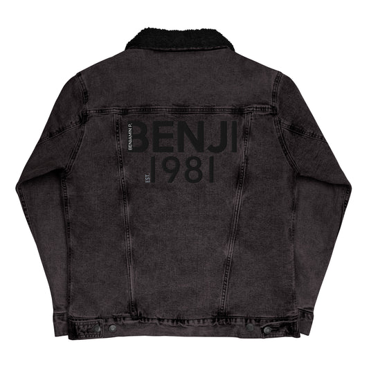 Blkout-Logo Denim Trucker