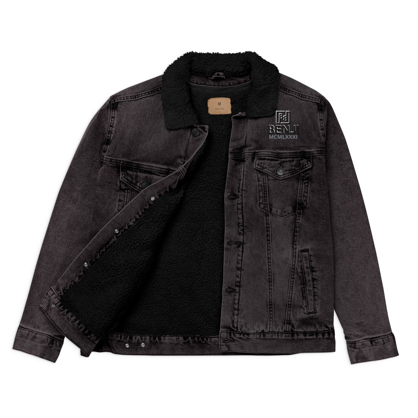 Blkout-Logo Denim Trucker