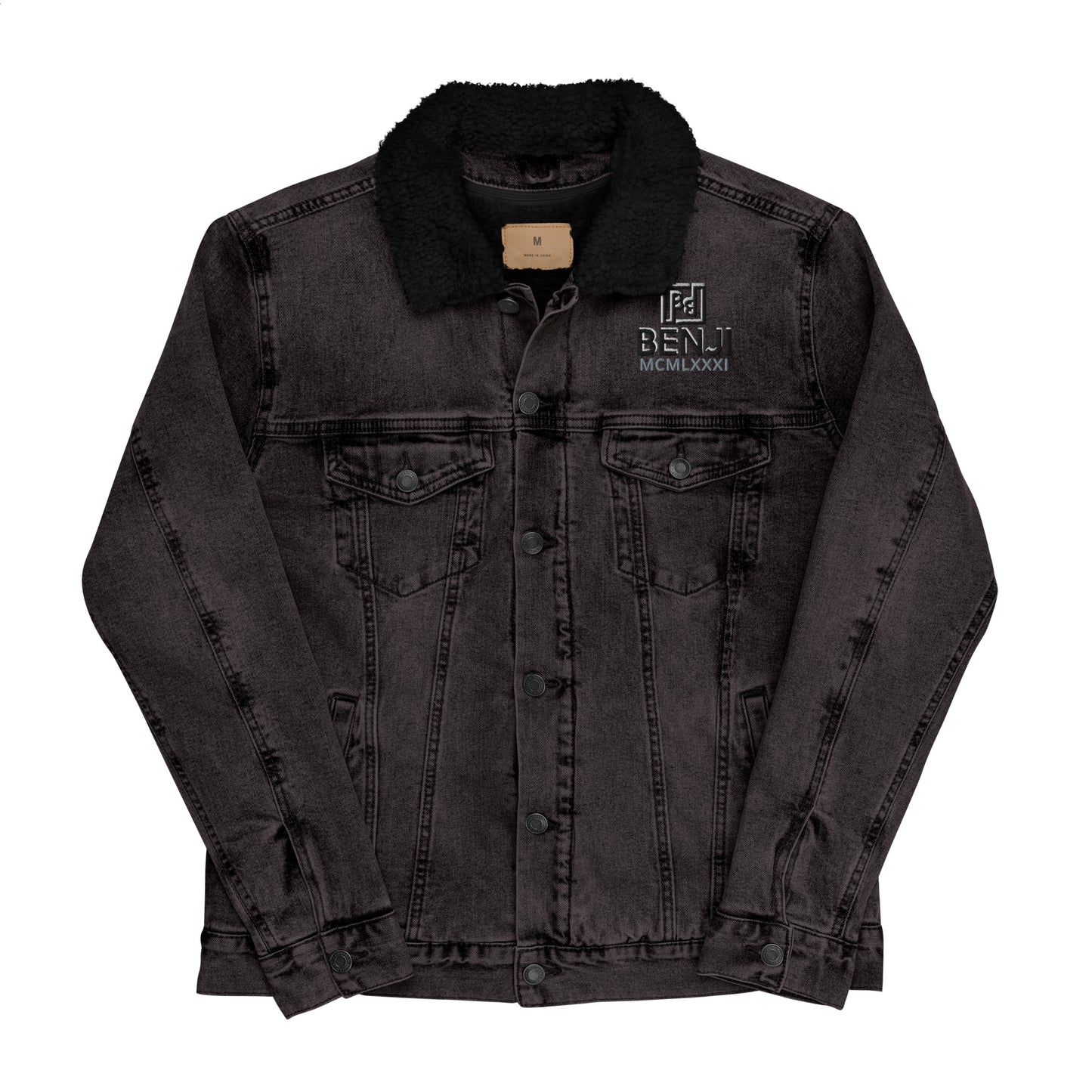 Blkout-Logo Denim Trucker